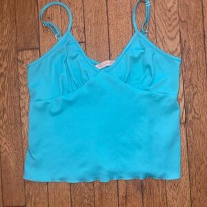 Light Blue Women's Cami Tank Top and Coverup- Jonathan Martin